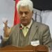 كلمة الامين العام للاتحاد الدولي للمؤرخين الاستاذ الدكتورابراهيم البيضاني خلال الامسية الثالثة لمركز الحسو لاشهارمؤتمره الفكري الاول:  الحضارة العربية الإسلامية- رؤى ومناهج متنوعة ( الثابت والمتغير)